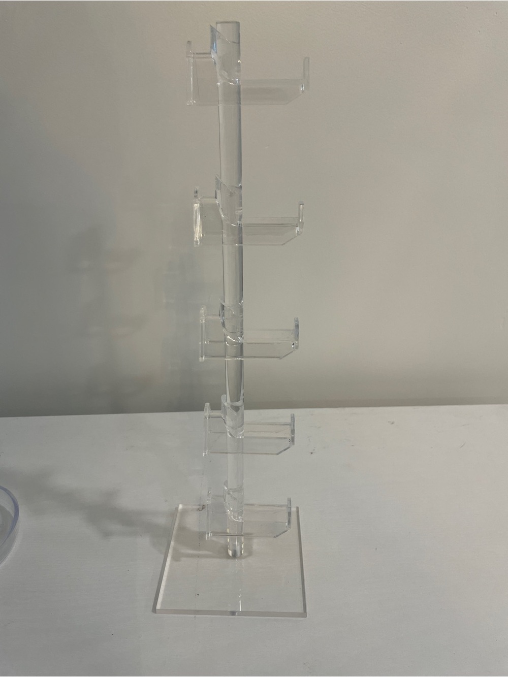 Acrylic Eyeglasses Display Stand 5 Glasses Readers Frame Sunglasses Holder Clear - Picture 2 of 7